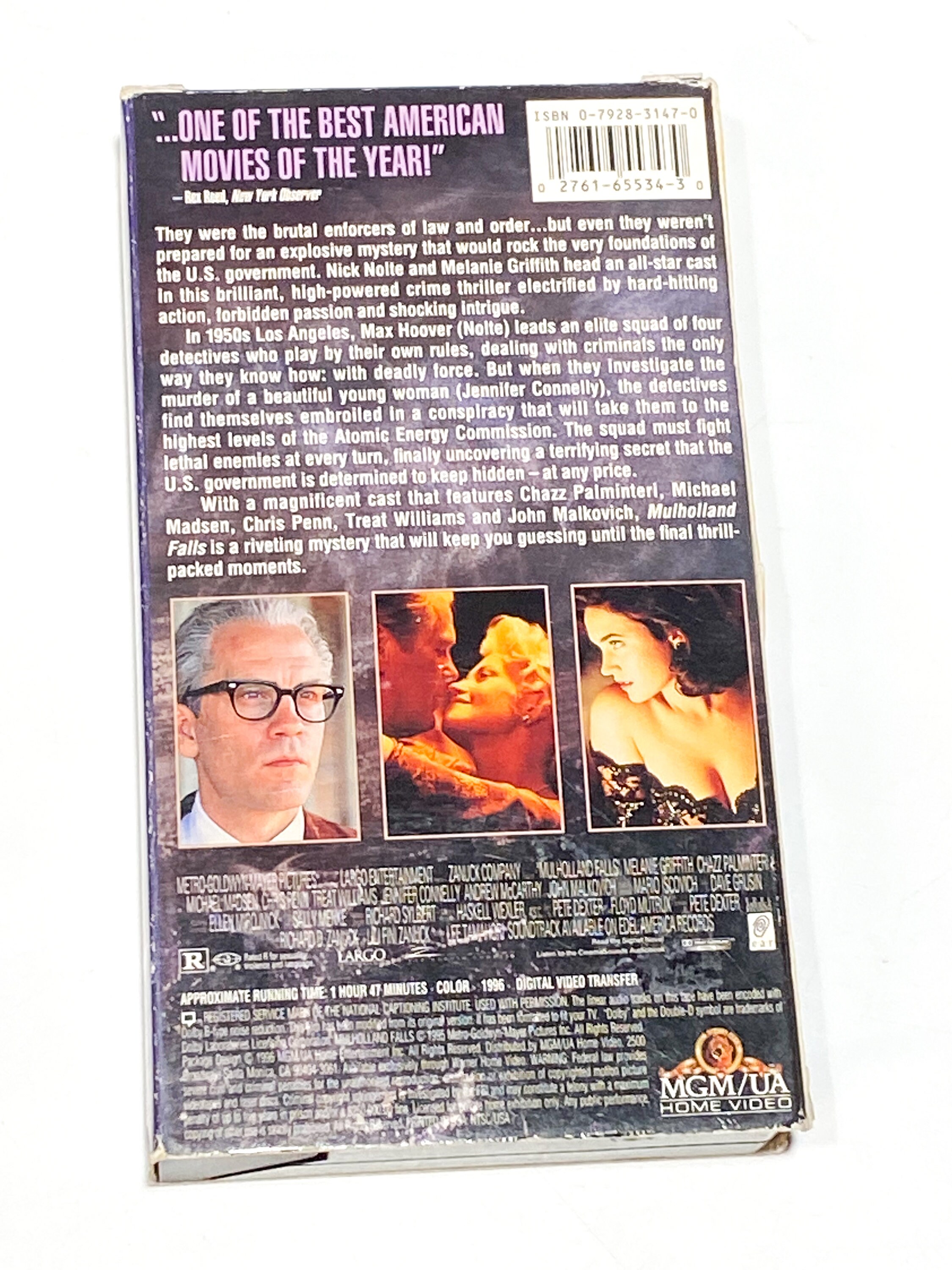 The Untouchables LA Confidential Mulholland Falls - VHS