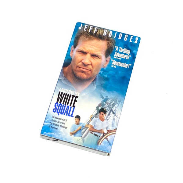 White Squall - VHS Classic Movie - Pre-owned Video Cassette Tape - Jeff Bridges - Very Good Condition