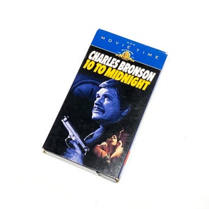 10 To Midnight - Charles Bronson - VHS Movie - VCR Tape - Video Cassette Tape - Cult Classic Film - Pre-owned - Very Good Condition