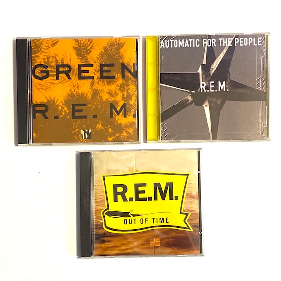 R.E.M. Green サイン入り CD R.E.M. Cds - Green, Out of Time & Automatic for the People Pre