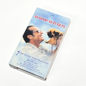 As Good As It Gets - VHS Movie - VCR Tape - Video Cassette Tape - Cult Classic Film - Pre-owned - Very Good Condition