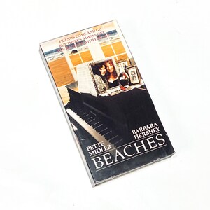 Beaches - VHS Movie - VCR Tape - Video Cassette Tape - Cult Classic Film - Pre-owned - Very Good Condition