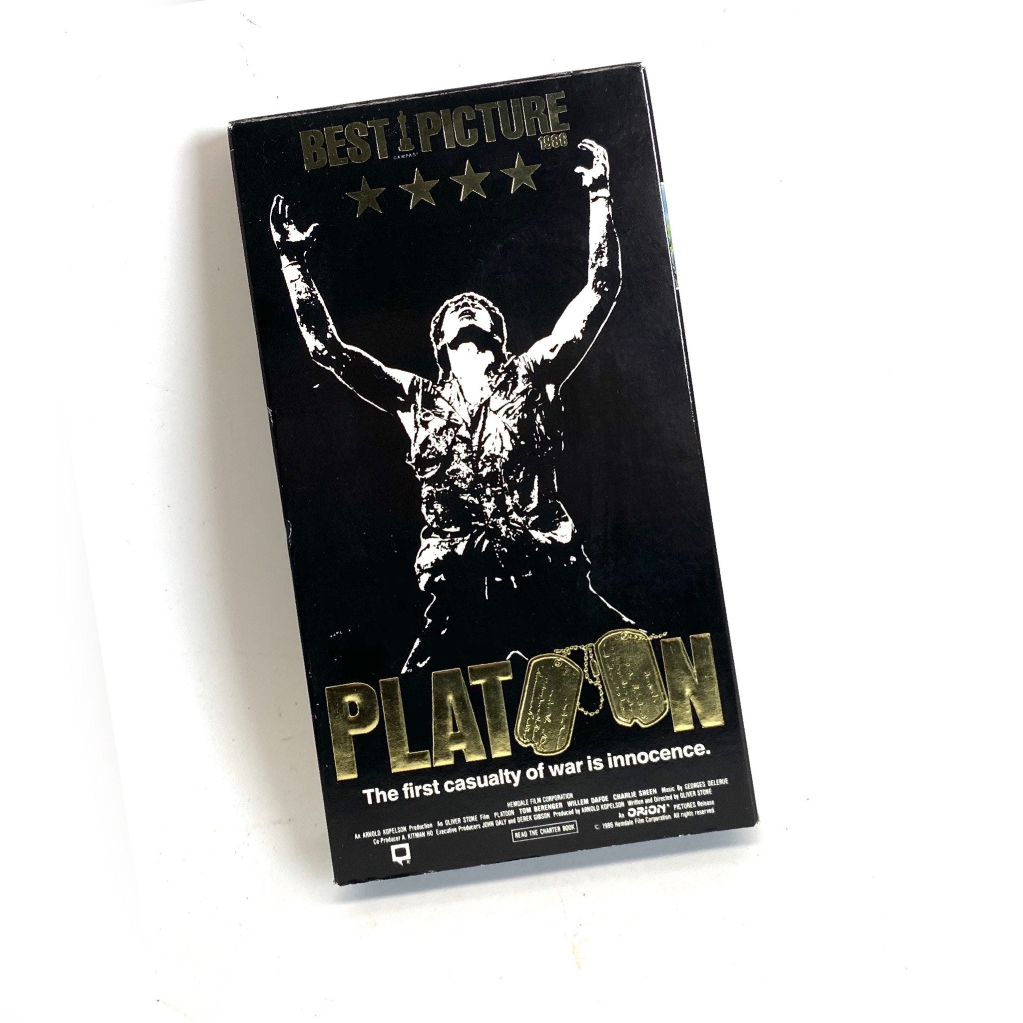Platoon VHS Movie Video Cassette Pre-owned Video Cassette