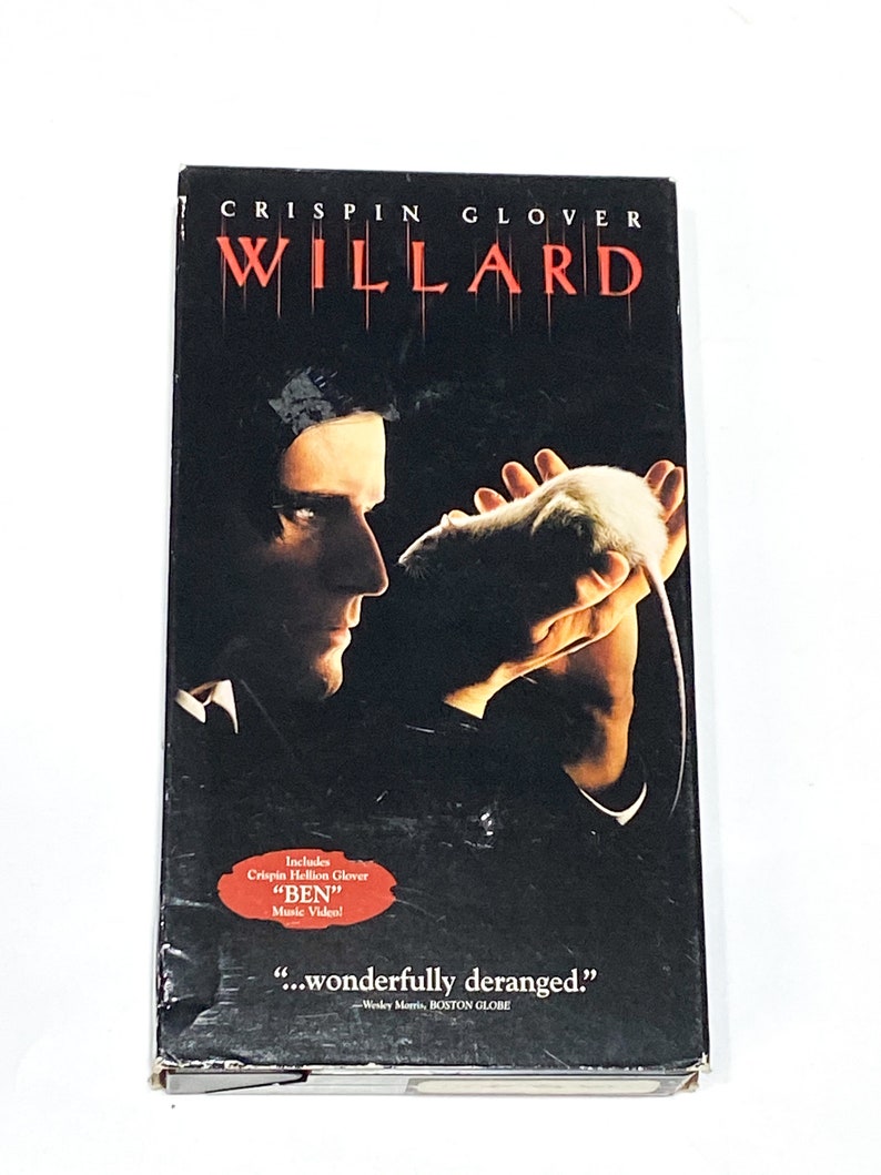 Willard Crispin Glover VHS Movie VCR Tape Video Cassette Tape Cult Classic Film Pre-owned Very Good Condition image 2