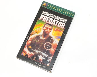 Predator VHS - Iconic Sci-Fi Action Thriller - Arnold Schwarzenegger VHS Movie - Cult Classic Film - Pre-owned - Very Good Condition