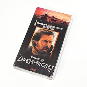 Dances with Wolves - Vintage VHS - NEW Sealed - Movie Rare Retro Film Collectible - Classic Nostalgia - VHS Tape Gift
