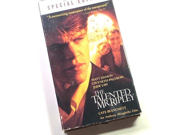 The Talented Mr. Ripley VHS, 2001, Special Edition Jude Law
