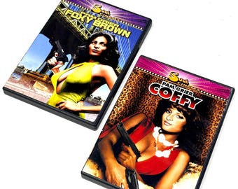 Coffy & Foxy Brown - Pam Grier - 70s Blaxploitation - DVD Lot of 2 - Cult Action Classics