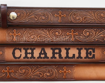 belts with names on them
