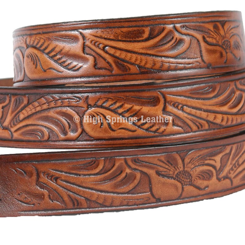 Vintage Black Leather Belt (S/M)