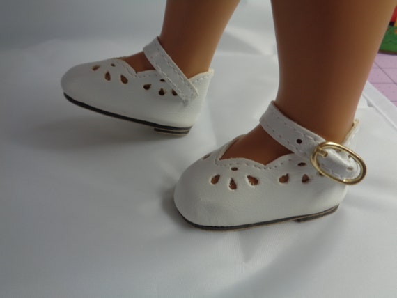 Patent Blue Mary Jane Shoes 14/" Doll Clothes Fit American Girl Wellie Wishers