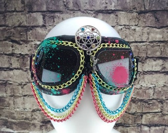 Aviator Goggle Cosplay Accessories Burning Man