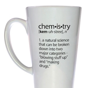 Chemistry Definition 17oz Tall Coffee or Tea Mug - Latte Size