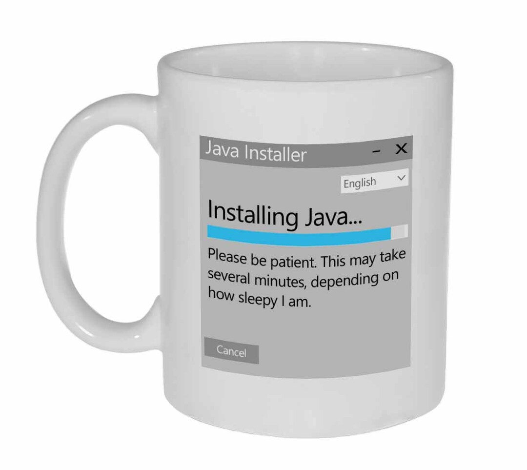 Java Installer Coffee or Tea Mug - 11 Ounce - Etsy