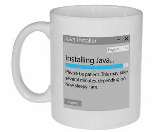 Java Installer Coffee or Tea Mug - 11 Ounce