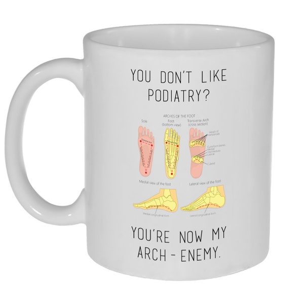 Funny Podiatrist  Coffee or Tea mug - 11 ounce Funny Coffee or Tea Mug