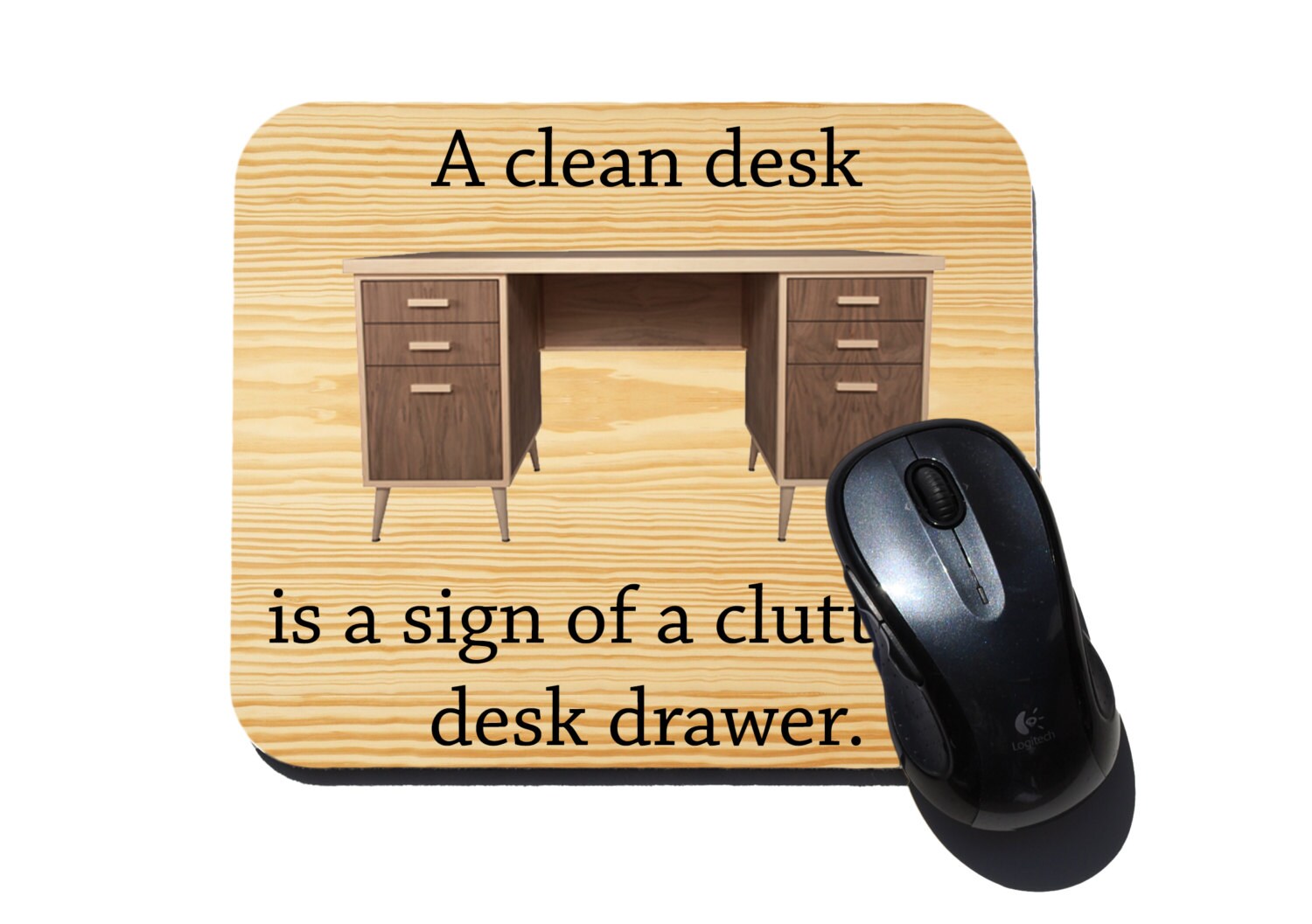 Clean Desk Neoprene Mouse Pad Etsy