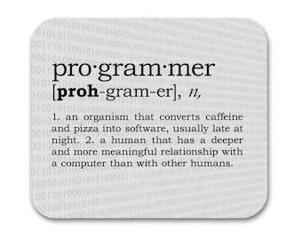 Programmer Definition Mouse Pad