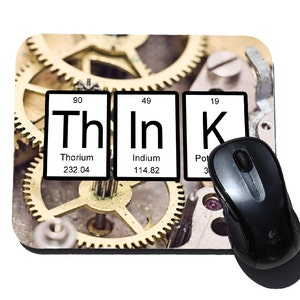 Periodic Table Think Mouse Pad