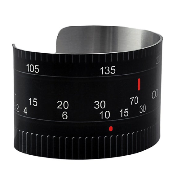 Camera Lens Aluminum Geekery Cuff