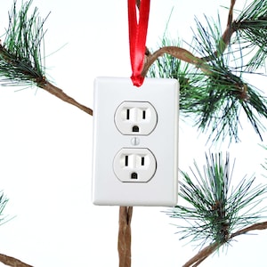 Stopcontact grappige kerst Ornament