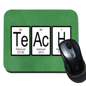 Teach Periodic Table of Elements Mouse Pad