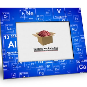 Periodic Table Science Chemistry Picture Frame - 8 x 10 Frame - Holds 5 x 7 Picture