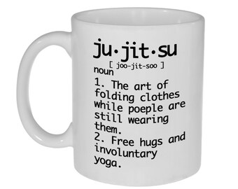 Jujitsu Definition -Funny 11 0z Coffee or Tea Mug