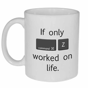 Command Z- funny coffee or tea mug