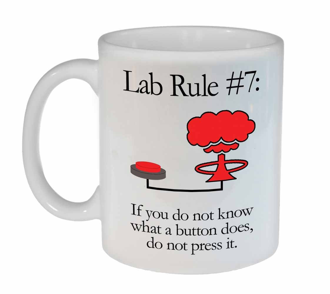 Lab Rule 7 Funny Science Chemistry Ceramic Coffee or Tea Mug - Etsy