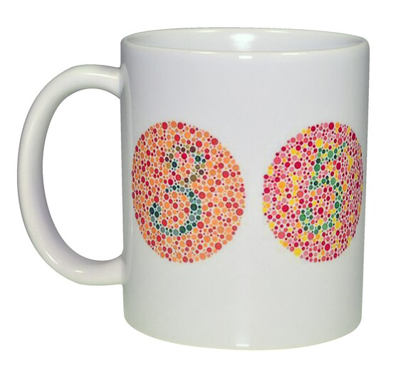 色覚異常テストおもしろコーヒーまたは紅茶マグ - Etsy 日本