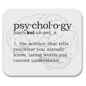 Psychology Definition- Mouse Pad
