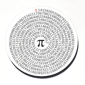 Value of Pi  Neoprene Round  Mouse Pad