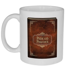 Jane Austen Novels Coffee or Tea Mug - Pride and Prejudice - Perfect Gift for Jane Austen Lovers