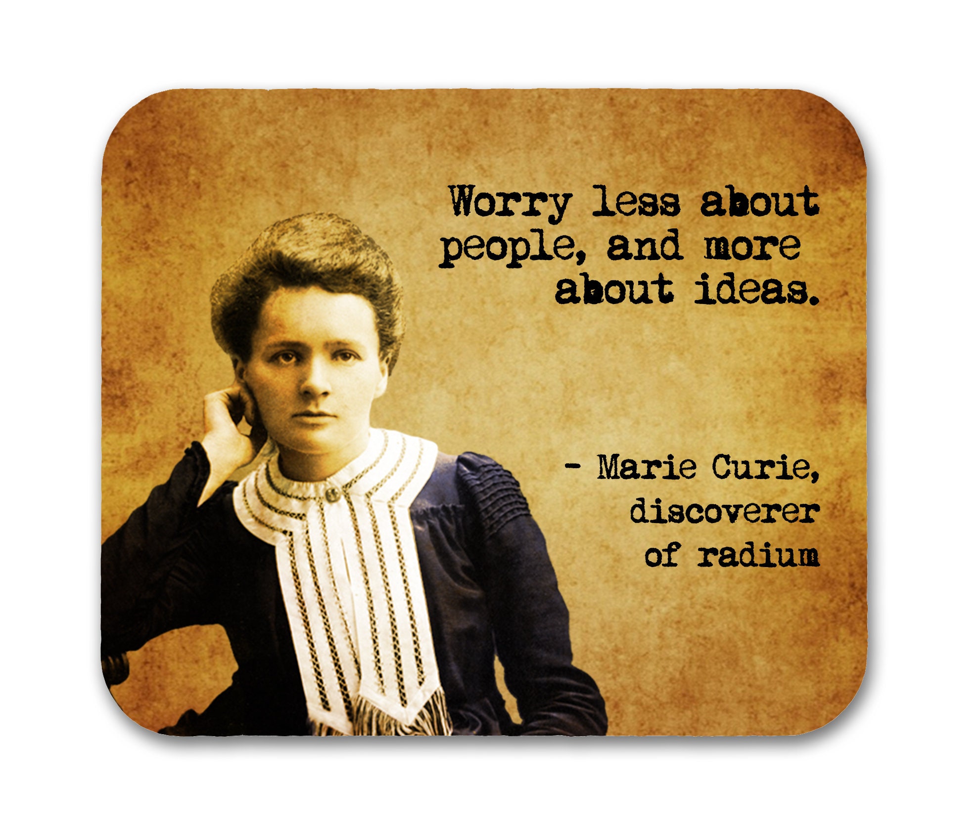 Marie Curie Cita Mouse Pad