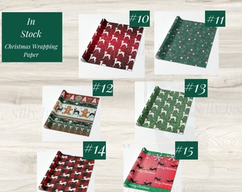 Italian Greyhound Christmas Wrapping Paper. Christmas Italian Greyhound Gift Wrap