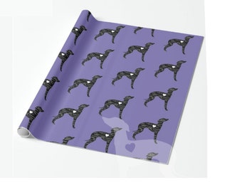 Greyhound Wrapping Paper. Italian Greyhound / Greyhound Gift Wrap Paper, Iggy Paper