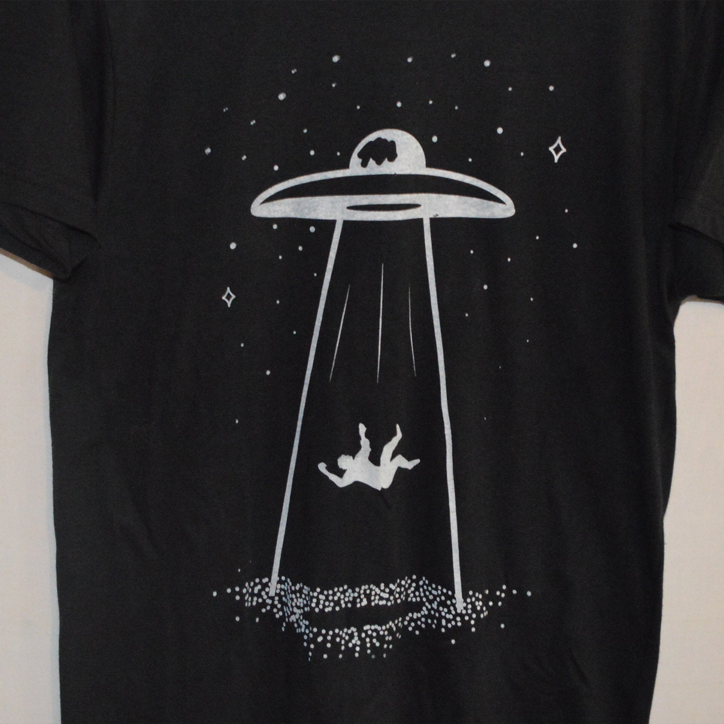 Gothic Alien UFO Black T-shirt Galaxy Print Star Wars Hipster - Etsy