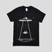 Gothic Alien UFO Black T-shirt Galaxy Print Star Wars Hipster Indie Swag Dope Pastel Goth Clothing Hype Mens Womens Spaceship Sci-Fi 