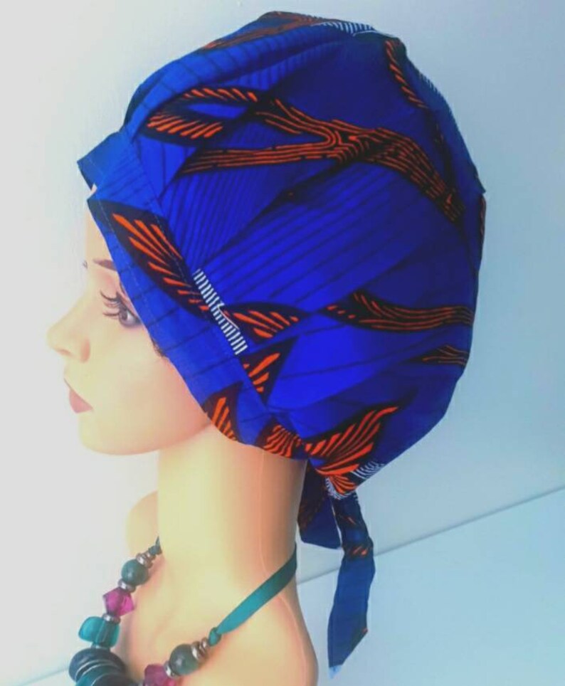 chef hat light weight vet nurse cap,medical cap,surgical cap,paediatric cap Satin lined ankara Scrub Cap,doctor cap Theatre cap