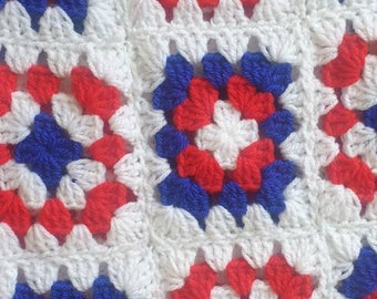 PDF GRANNY Square  crochet pattern. TJc80.Use square for other projects,what to make with granny square