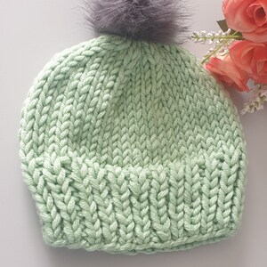 Beanie knitting pattern