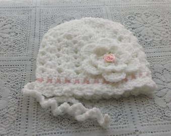 PDF baby shell bonnet crochet pattern