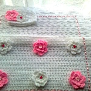 PDF Beginners shawl crochet pattern all in treble stitches,BABY blanket  pram cover.