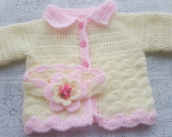 PDF Baby shell jacket and headband crochet pattern