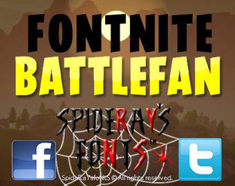 FONTNITE BATTLEFAN Fan Font