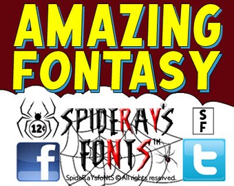 AMAZING FONTASY Fan Font