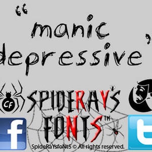 MANIC DEPRESSIVE Commercial Font image 1