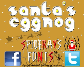 SANTA'S EGGNOG Commercial Font