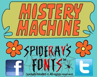 MISTERY MACHINE Fan Font